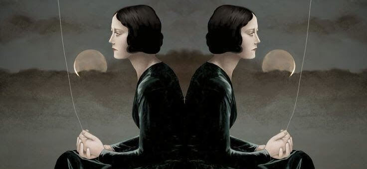 Kvinner holder tråder