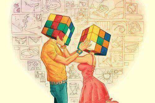 par med rubiks kube-hoder