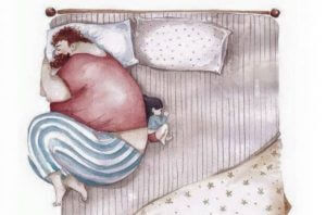 Foreldre og barn: avtrykket ved å bli forlatt av en forelder