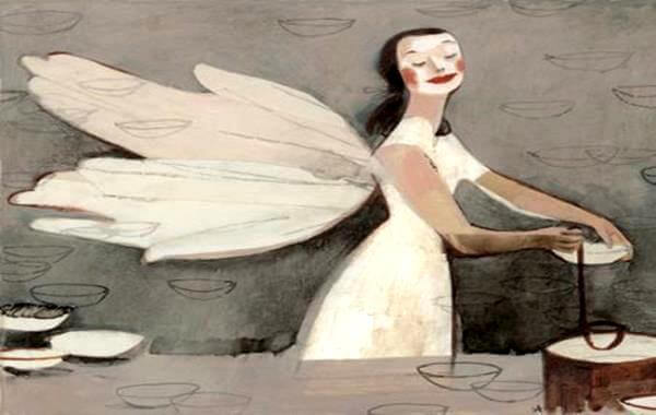 kvinne som lever med humor