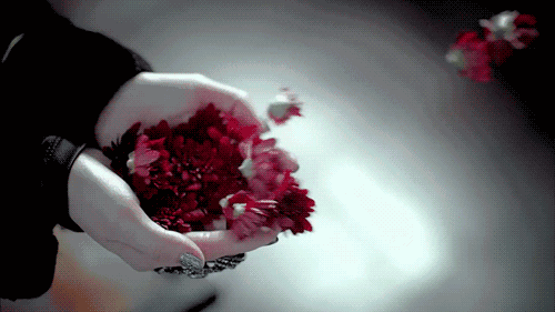 Finnes det ingen ømhet, er det ikke ekte kjærlighet - Jente holder blomster