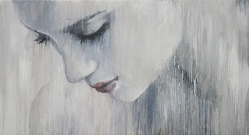 Tapperhet og lidelse - trist kvinne