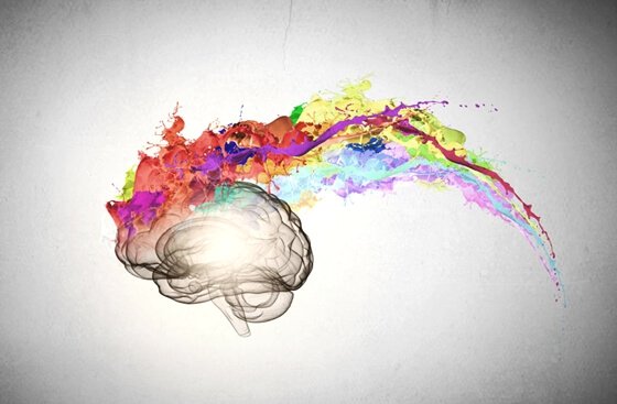 Fargerik hjerne