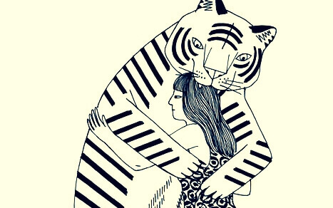 Kvinne og tiger i giftig vennskap