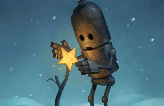 en robot som tar en stjerne, symboliserer vår triumf over terrorisme