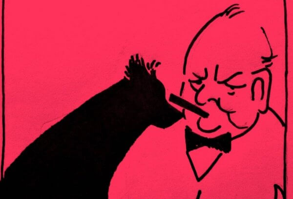 Winston Churchill og hans svarte hund av depresjon
