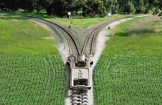 et glidelås-tog: ta en stor beslutning