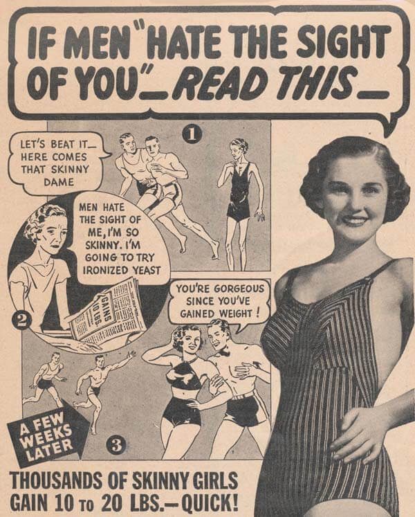 gammel avisannonse om kvinner