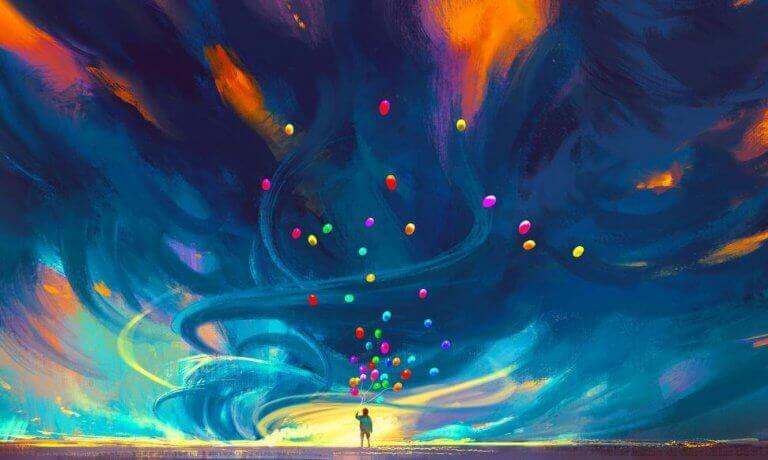 Barn med ballonger, Vis meg hvor vakkert livet egentlig er