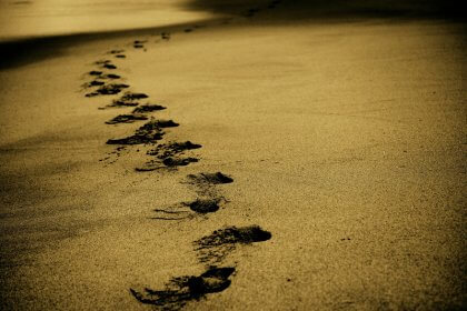 Spor i sand