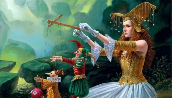 Marionett fremvisning