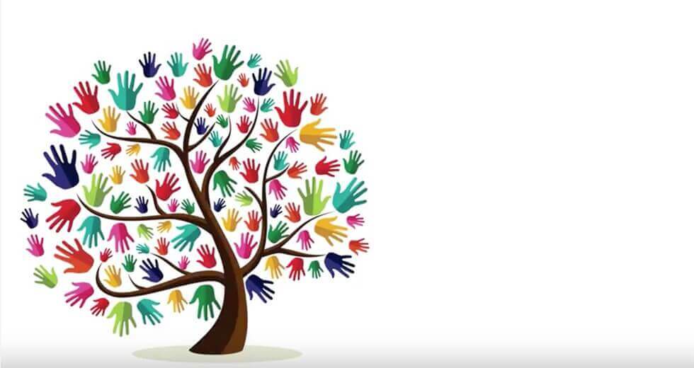 Et tre som symboliserer flere kulturer