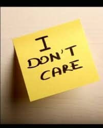 Jeg bryr meg ikke