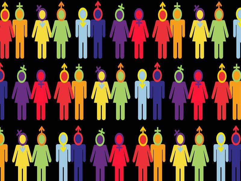 illustrasjon av forskjellige par