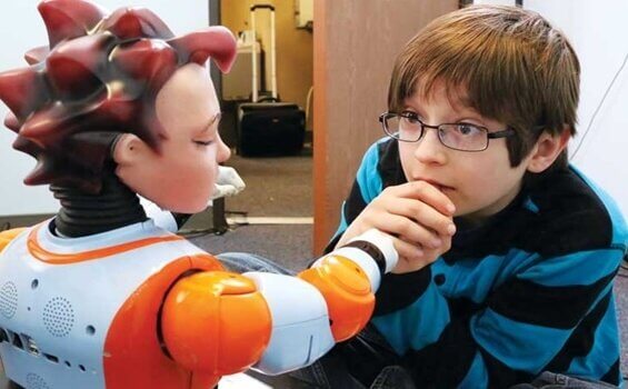 Robotterapi: Roboter og barn med autisme