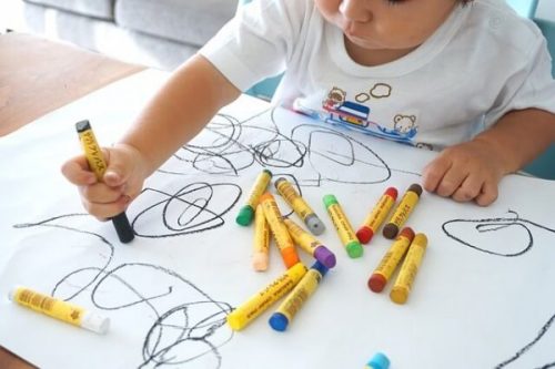 Et barns tegninger - Stadier og utvikling