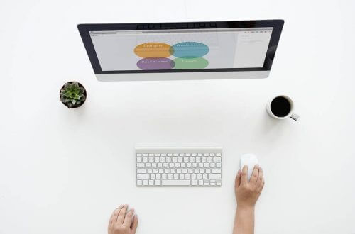 SWOT-analyse og datamaskin