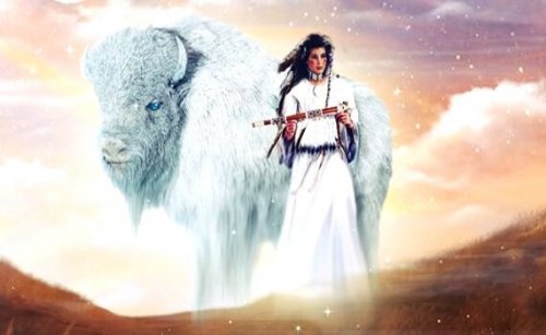 Den hvite Bøffelkvinnen: En indiansk legende