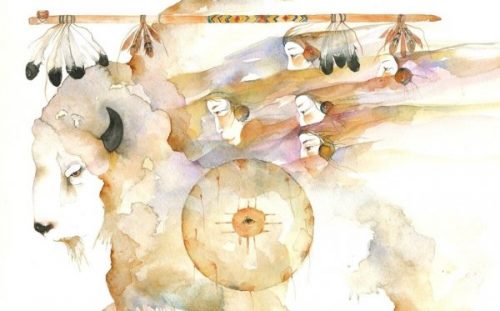 Den hvite Bøffelkvinnen: En indiansk legende