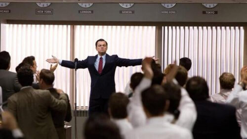 Leonardo Di Caprio i Wolf of Wall Street