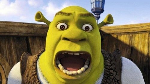 En skrikende Shrek