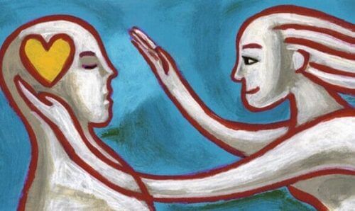 tegning av kvinne og mann