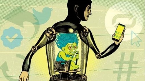 Mann med troll inni.