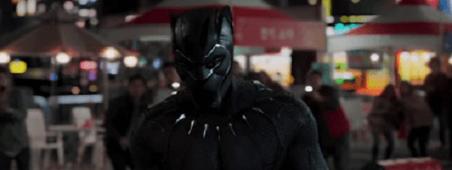 Black Panther i aksjon.
