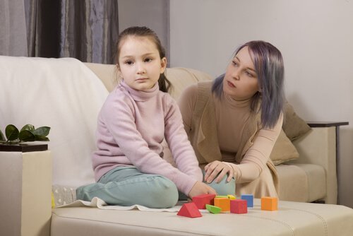 Mor med autistisk datter