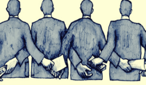 Korrupsjon begynner med anonyme mennesker