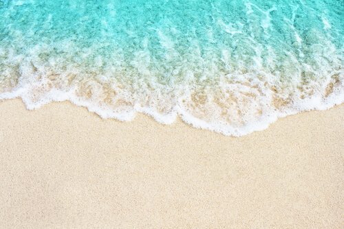 Metaforen om bølgene på stranden