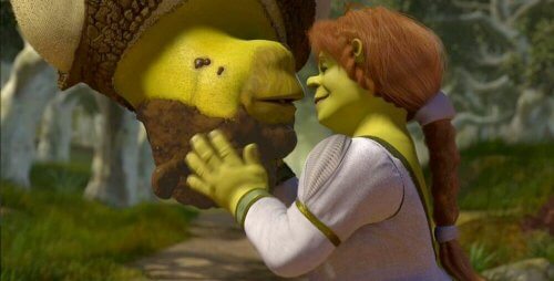 Shrek kysser fiona.
