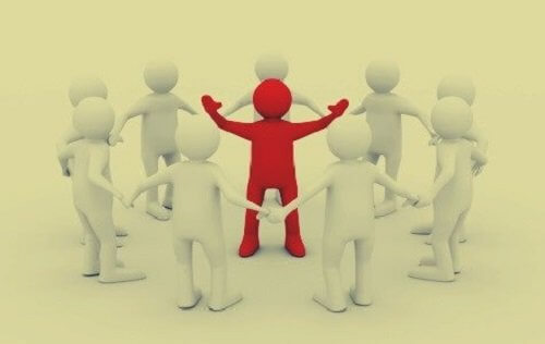 Animasjon av gruppe.