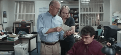 Journalister filmen Spotlight.