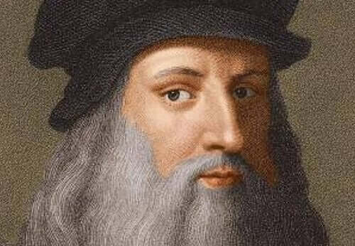 Selvportrett av Leonardo da Vinci.