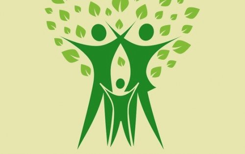 familie vokser som et tre