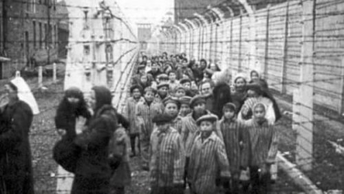 Holocaustofre i konsentrasjonsleir.