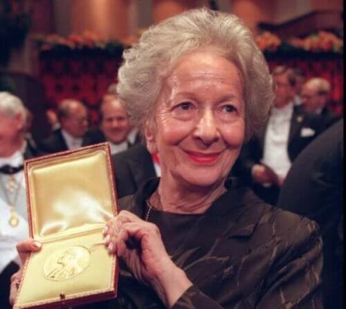 Wisława Szymborska med en bemerkelse