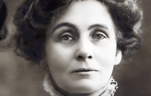Fotografi av Emmeline Pankhurst.