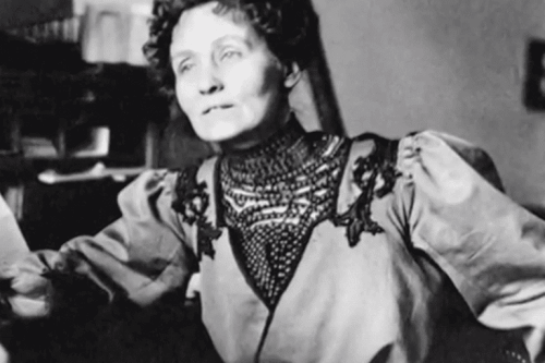 Emmeline Pankhurst.