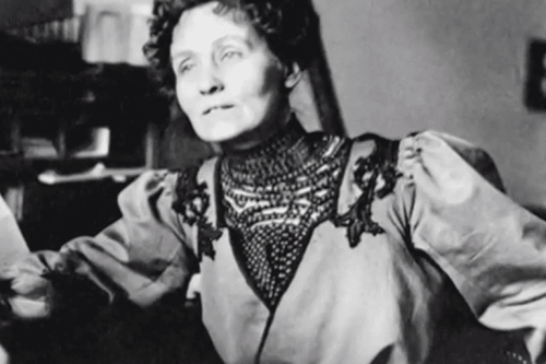 Emmeline Pankhurst. 