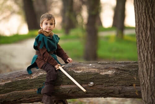 Legender for barn, som den om Robin Hood, lærer barn nyttige lærepenger. 