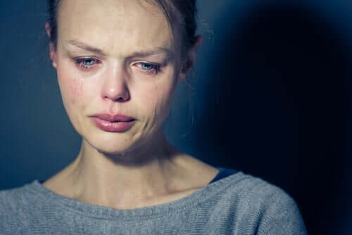 Trist kvinne
