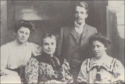 Karen Horney og hennes familie.