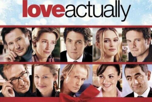 Filmplakat fra Love Actually..