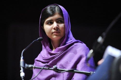 Malala Yousafzai i et intervju.