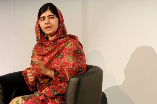 Menneskerettighetsforkjempeen Malala Yousafzai.