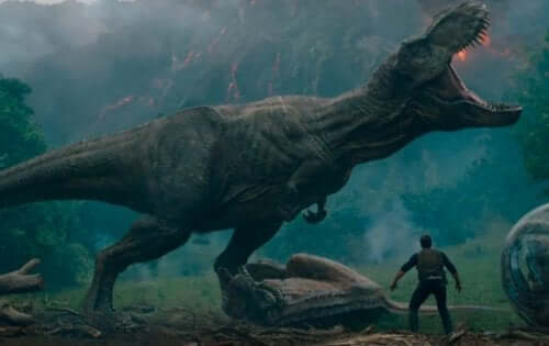 En stor dinosaur. 