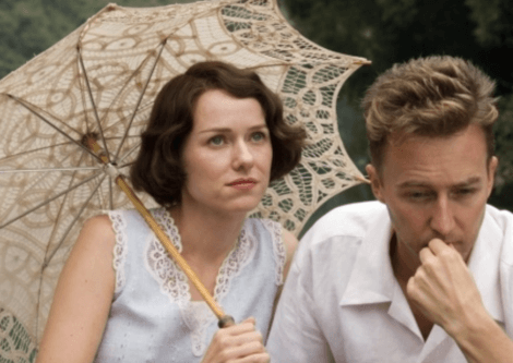 Naomi Watts og Edward Norton.