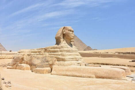 Sfinxen i Egypt.
